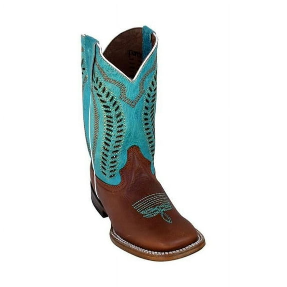 Ferrini 7109310120 Kids Cowhide Causal Booots - Brown - Square Toe - Size 12