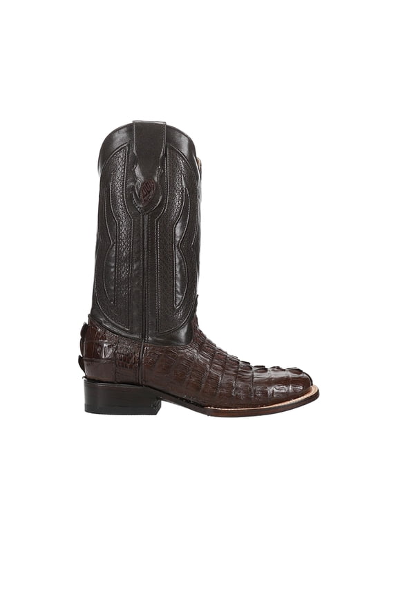 Mens Dakota Hornback  Square Toe Cowboy  Mid Calf Dress Boots