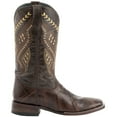 thumbnail image 1 of Ferrini Mens Jesse  Embroidered Square Toe Cowboy  Mid Calf Boots, 1 of 5