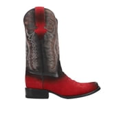 Ferrini Mens Roughrider Embroidered Narrow Square Toe Cowboy Boots Shoes
