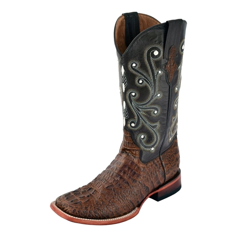 Ferrini Mens Stampede Caimen print, Embroidered Square Toe  display picture 1