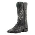 thumbnail image 1 of Ferrini Western Boots Mens Bronco Pirarucu Print 13 EE Black 43393-04, 1 of 6