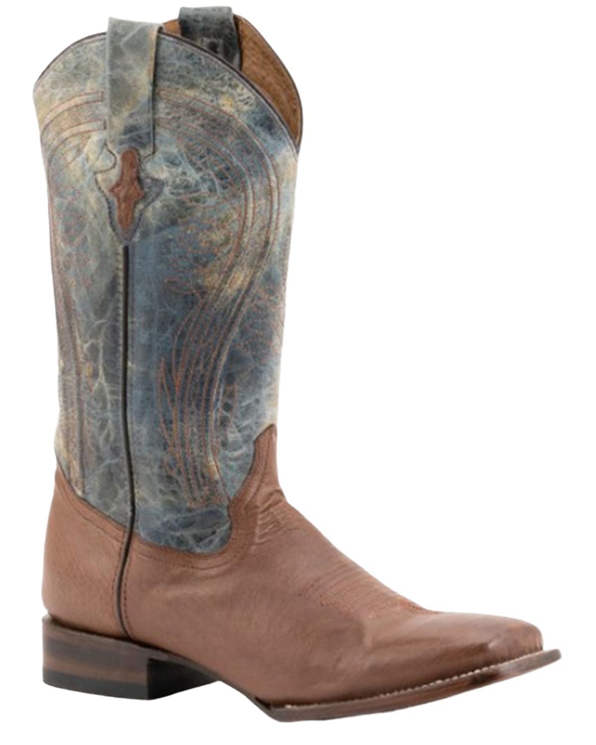 Ferrini Western Boots Mens Cowboy Smooth Ostrich Kango Pearl 10293-07 ...