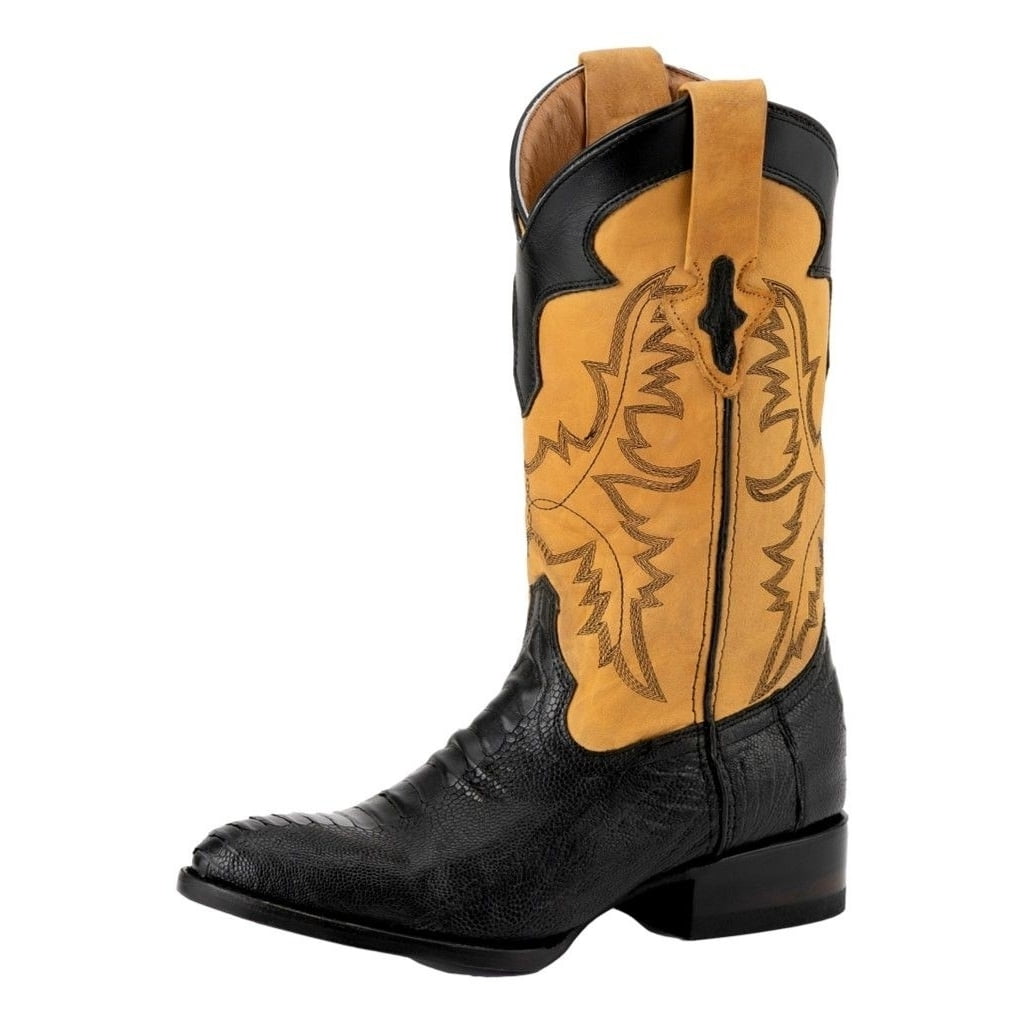 Ferrini Nash Ostrich Leg Shoe - Luxury Exotic Leather