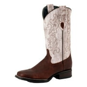 Ferrini Western Boots Mens Toro 12 Square Toe Leather Rugged 12993-36