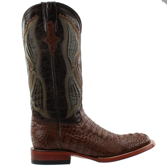 Ferrini  Womens Caiman Western Cowboy Boots   Mid Calf Low Heel 1-2"