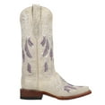 thumbnail image 1 of Ferrini Womens Dreamer Embroidered Narrow Square Toe Cowboy  Mid Calf Boots, 1 of 5