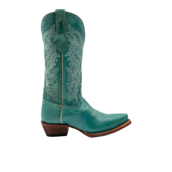 Ferrini Womens Mae Embroidered Snip Toe Cowboy  Mid Calf Boots
