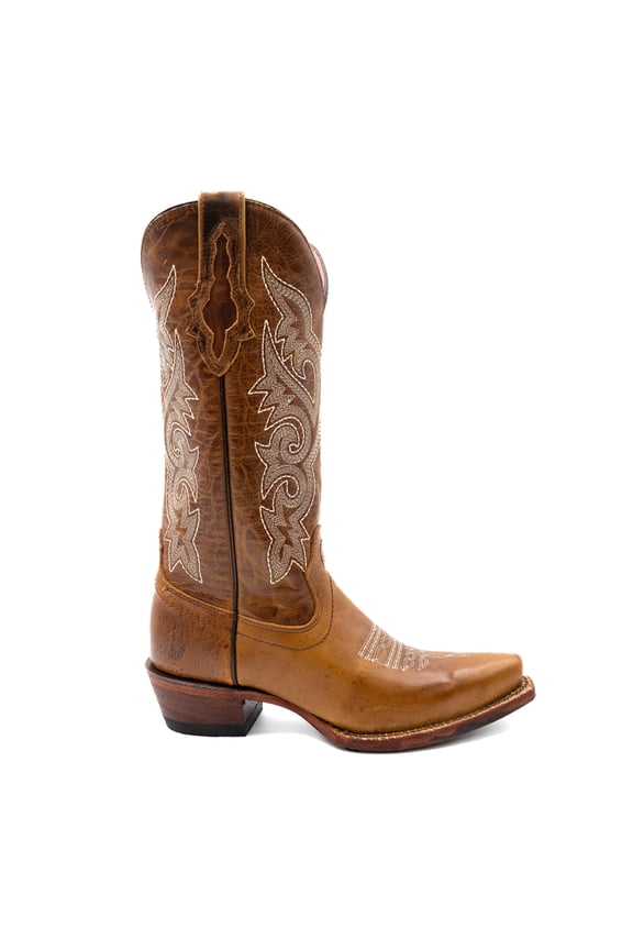 Womens Mae Embroidered Snip Toe Cowboy  Mid Calf Boots