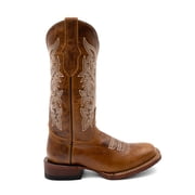 Ferrini Womens Mae Embroidered Square Toe Cowboy Mid Calf Boots