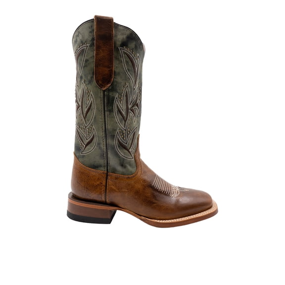 Ferrini Womens Maggie Embroidered Square Toe Cowboy Mid Calf Boots