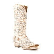 FERRINI Women's Mandala Toe Boots, Color: Shabby Chic Brown, Size: 8.5-B