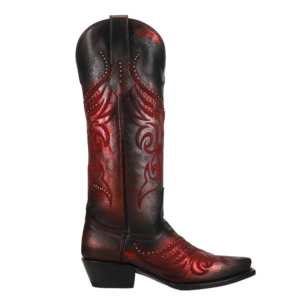 Ferrini Western Boots Mens Exotic Kangaroo Narrow Square Choc 10871 09 Walmart