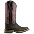 thumbnail image 1 of Ferrini  Womens Maverick Embroidered Square Toe   Dress Boots   Mid Calf Low Heel 1-2", 1 of 5