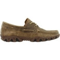 thumbnail image 1 of Ferrini Womens Mocha Genuine Loafers Flats Casual Shoes, 1 of 1