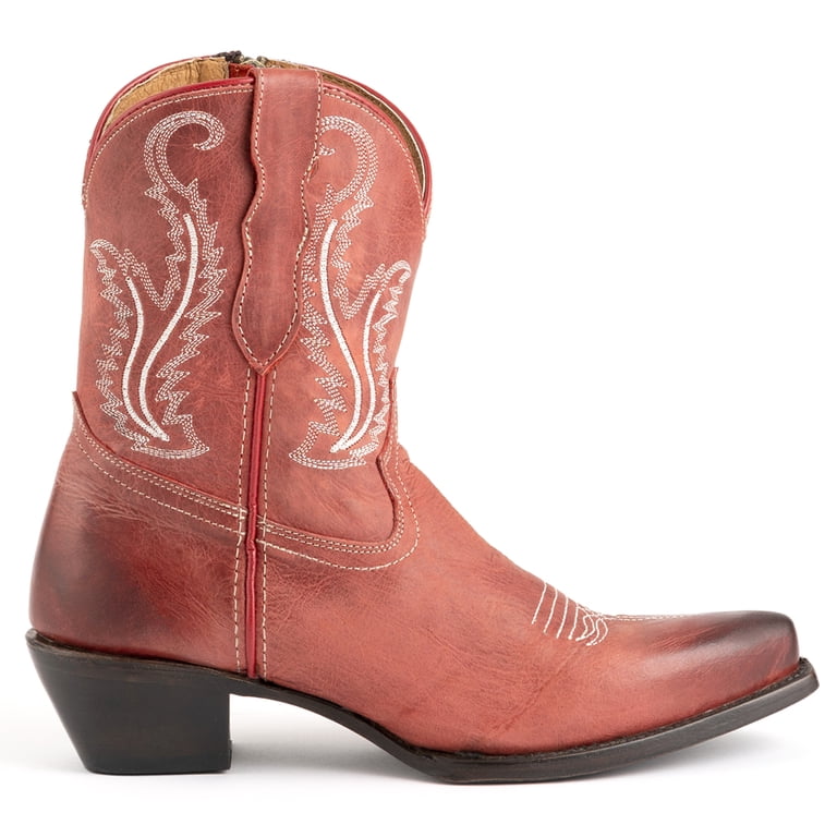 Ferrini Womens Molly Embroidered Snip Toe Zippered Cowboy  display picture 2
