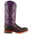 thumbnail image 1 of Ferrini Womens Rancher  Print Square Toe Cowboy  Mid Calf Dress Boots, 1 of 2