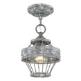 thumbnail image 1 of Golden Lighting Ferris 1-Light Semi-flush in Blue Verde Patina, 1 of 4