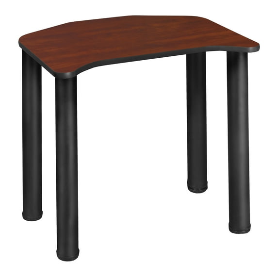 Ferris 26" x 24" Desk - Cherry/ Black