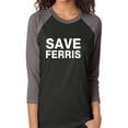 thumbnail image 1 of Ferris B Unisex 3/4 Sleeve Baseball Raglan Tee, 1 of 3