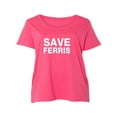 thumbnail image 1 of Ferris B Womens Plus Size Scoopneck Tee, 1 of 1