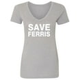 thumbnail image 1 of Ferris B Womens V-Neck T-Shirt, 1 of 3