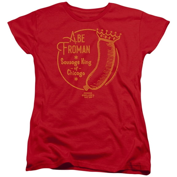 Ferris Bueller Abe Froman Women's T-Shirt Red
