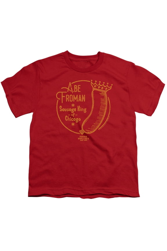 Ferris Bueller - Abe Froman - Youth Short Sleeve Shirt - Large