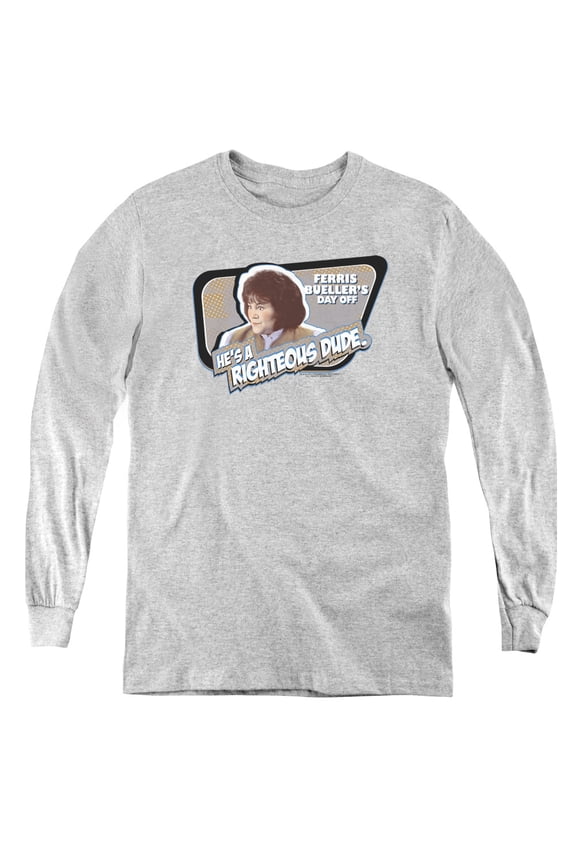 Ferris Bueller - Grace - Youth Long Sleeve Shirt - Large