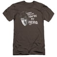 thumbnail image 1 of Ferris Bueller My Hero Premium Adult Slim Fit 30/1 T-Shirt Charcoal, 1 of 1