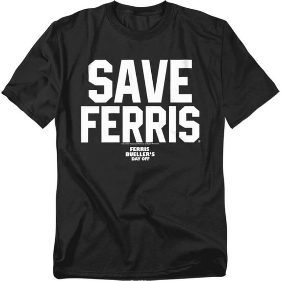 Ferris Bueller T-Shirt Save Ferris Unisex Graphic Tee For Men & Women