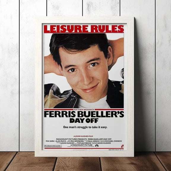 Ferris Bueller's Day Off (1986) Classic Movie Poster - Film Fan Collectibles Poster Size 24''x36'' Goldengate