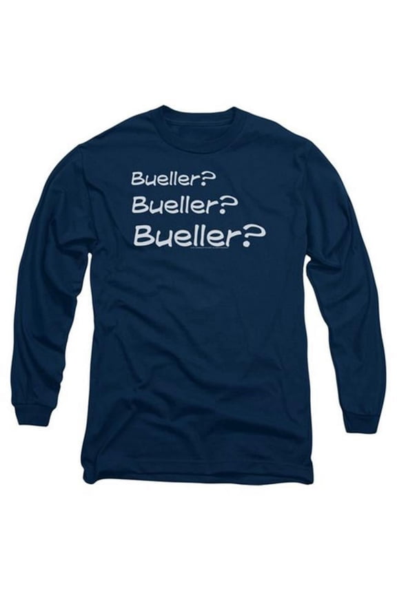 's Day Off - Bueller? Adult Long Sleeve T-Shirt - Adult Long Sleeve T-Shirt / S / Blue