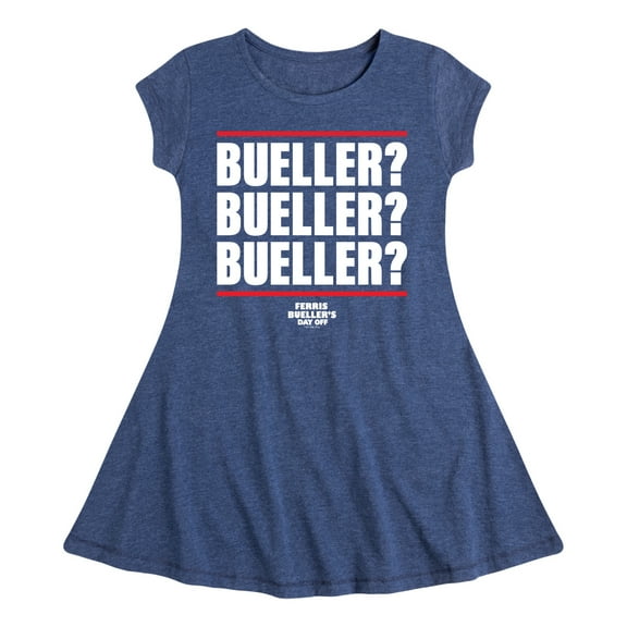 Ferris Bueller's Day Off - Bueller Bueller Bueller - Toddler And Youth Girls Fit And Flare Dress