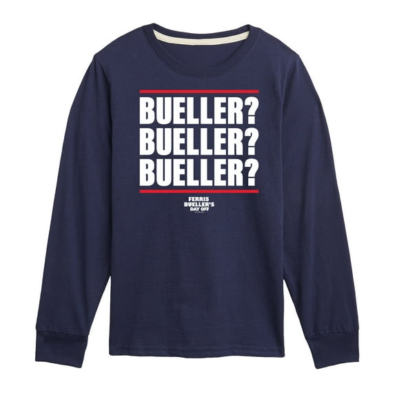 Ferris Bueller's Day Off - Bueller Bueller Bueller - Toddler And Youth Long Sleeve Graphic T-Shirt