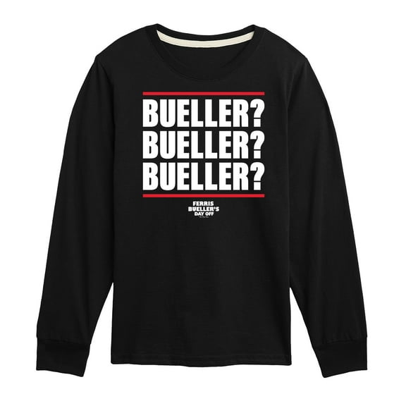 Ferris Bueller's Day Off - Bueller Bueller Bueller - Toddler And Youth Long Sleeve Graphic T-Shirt