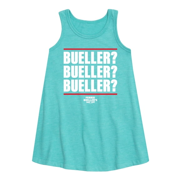 Ferris Bueller's Day Off - Bueller Bueller Bueller - Toddler and Youth Girls A-line Dress