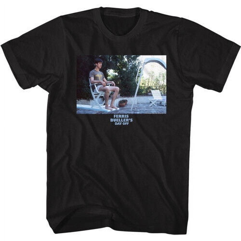 Ferris Bueller's Day Off Diving Board Black Adult TShirt