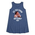 thumbnail image 1 of Ferris Bueller's Day Off - Do You Know Anything - Toddler and Youth Girls A-line Dress, 1 of 5