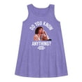 thumbnail image 1 of Ferris Bueller's Day Off - Do You Know Anything - Toddler and Youth Girls A-line Dress, 1 of 1