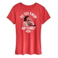 thumbnail image 1 of Ferris Bueller's Day Off - Do You Know Anything - Women's Short Sleeve Graphic T-Shirt, 1 of 5