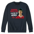 thumbnail image 1 of Ferris Bueller's Day Off - Ferris My Hero - Men's Crew Neck Fleece Pullover, 1 of 5