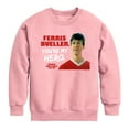 thumbnail image 1 of Ferris Bueller's Day Off - Ferris My Hero - Toddler And Youth Crewneck Fleece Sweatshirt, 1 of 4