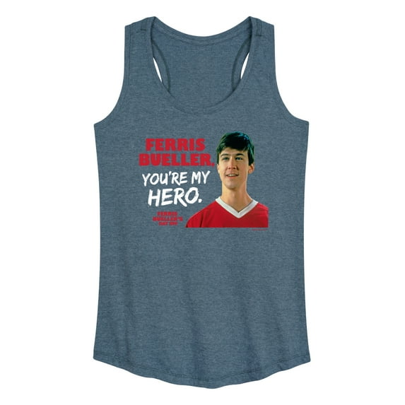 Ferris Bueller's Day Off - Ferris My Hero - Women's Racerback Tank Top