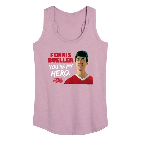 Ferris Bueller's Day Off - Ferris My Hero - Women's Racerback Tank Top