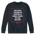 thumbnail image 1 of Ferris Bueller's Day Off - How Could I Possibly - Men's Crew Neck Fleece Pullover, 1 of 5