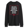 thumbnail image 1 of Ferris Bueller's Day Off - How Could I Possibly - Men's Long Sleeve T-Shirt, 1 of 5