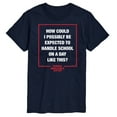 thumbnail image 1 of Ferris Bueller's Day Off - How Could I Possibly - Men's Short Sleeve Graphic T-Shirt, 1 of 5