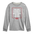 thumbnail image 1 of Ferris Bueller's Day Off - How Could I Possibly - Toddler And Youth Long Sleeve Graphic T-Shirt, 1 of 5