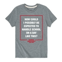 Ferris Bueller's Day Off - How Could I Possibly - Toddler And Youth Short Sleeve Graphic T-Shirt